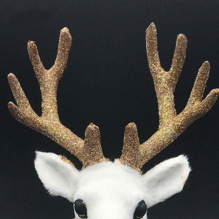 Simulation Deer Home Ornaments Plush Christmas Deer Doll Holiday Decorations Reluova