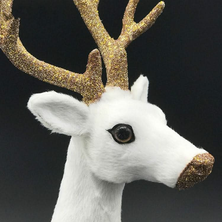 Simulation Deer Home Ornaments Plush Christmas Deer Doll Holiday Decorations Reluova