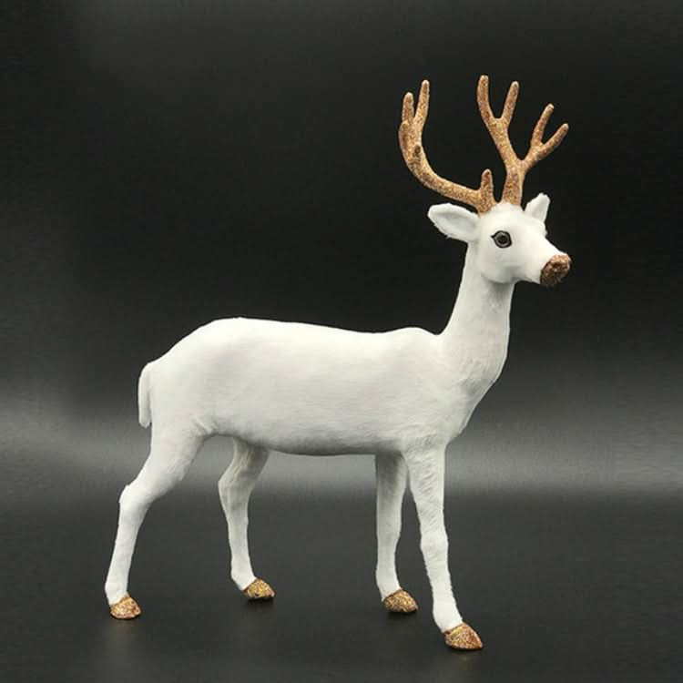 Simulation Deer Home Ornaments Plush Christmas Deer Doll Holiday Decorations Reluova