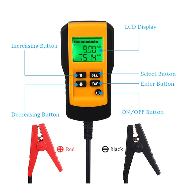 AE300 Car 12V Digital Battery Tester Analyzer ÎҵÄÉ̵ê