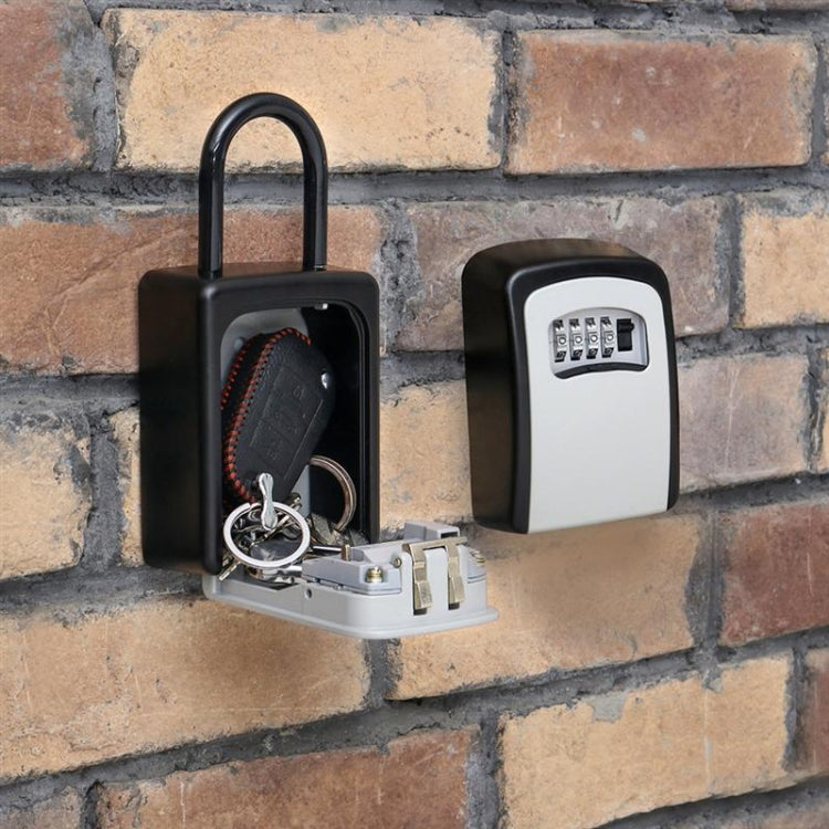 Safty Key Lock Box Combination Portable Aluminium Alloy Key Safe Box Security Key Holder Secure Box My Store