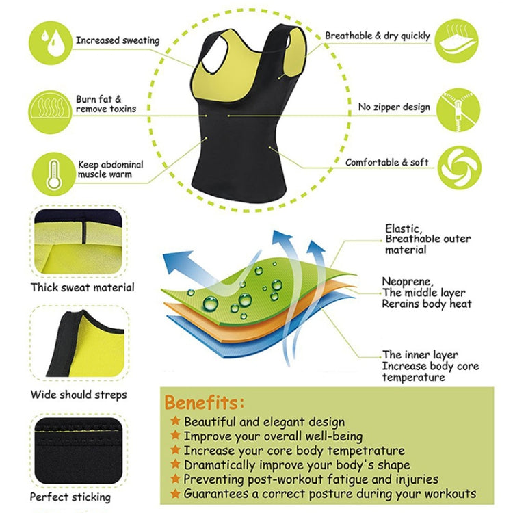 Neoprene Sweat Body Vest Waist Trainer Slimming Vest Weight Loss Waist Corset My Store