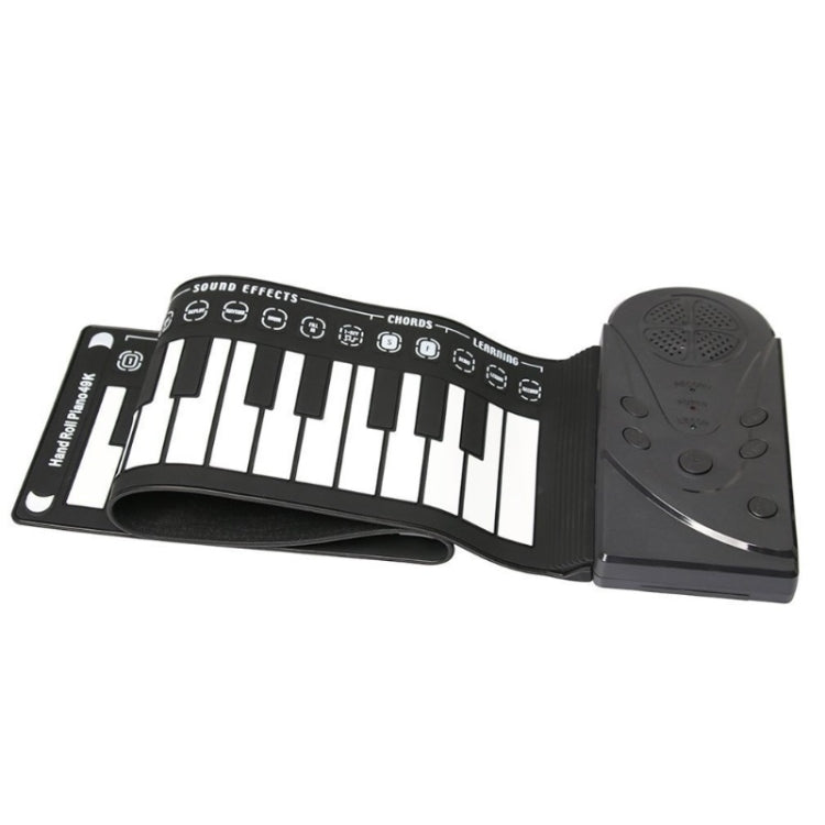 49-Key Portable Hand-Rolled Piano With Horn Children Beginners To Practice Electronic Piano