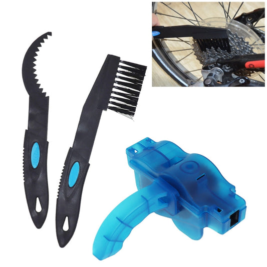 Cycling Bike Bicycle Chain Wheel Wash Cleaner Tool Cleaning Brushes Scrubber Set Clean Repair tools Reluova