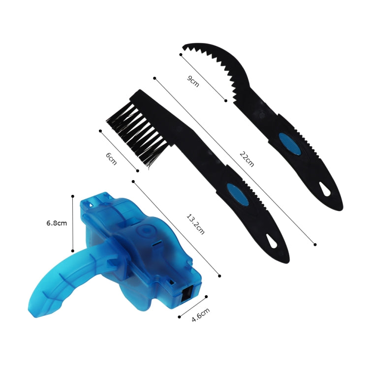 Cycling Bike Bicycle Chain Wheel Wash Cleaner Tool Cleaning Brushes Scrubber Set Clean Repair tools Reluova