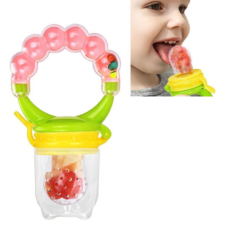 Baby Nipple Fresh Food Fruit Milk Feeding Bottles Learn Feeding Drinking Handle Teething Pacifier with Bell My Store