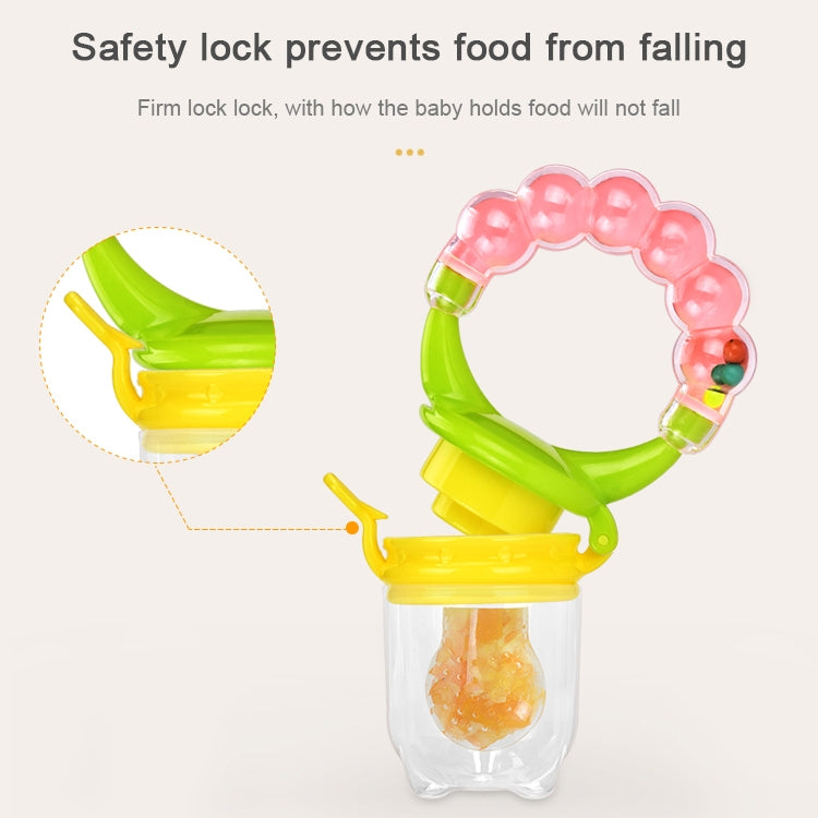 Baby Nipple Fresh Food Fruit Milk Feeding Bottles Learn Feeding Drinking Handle Teething Pacifier with Bell My Store