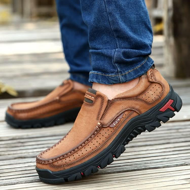 Comfortable and Breathable Non-Slip Set Feet Outdoor Hiking Sneakers Formal Shoes for Men Reluova