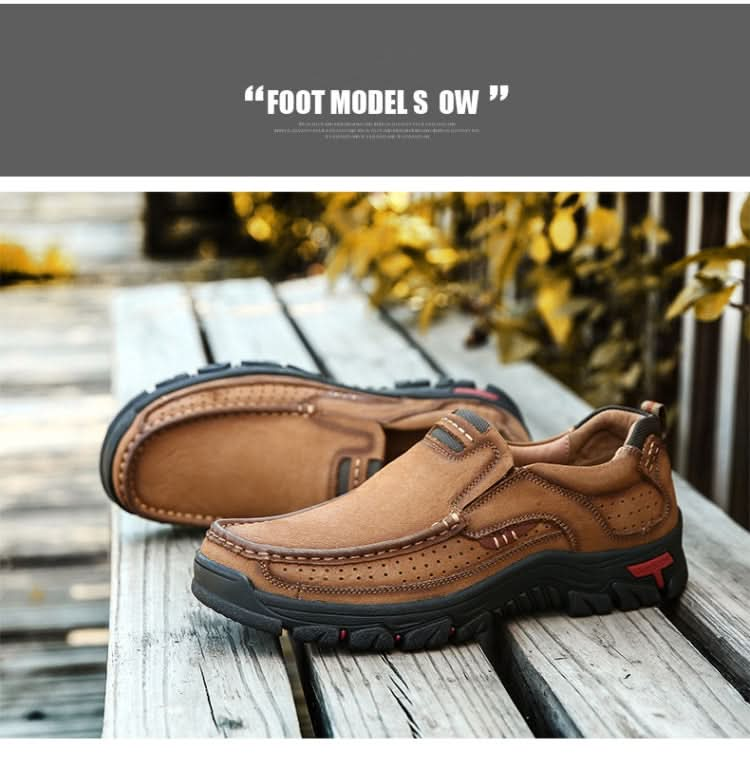 Comfortable and Breathable Non-Slip Set Feet Outdoor Hiking Sneakers Formal Shoes for Men Reluova