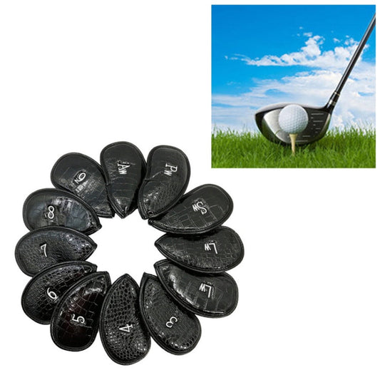 12 in 1 PU Leather Golf Club Cap Set