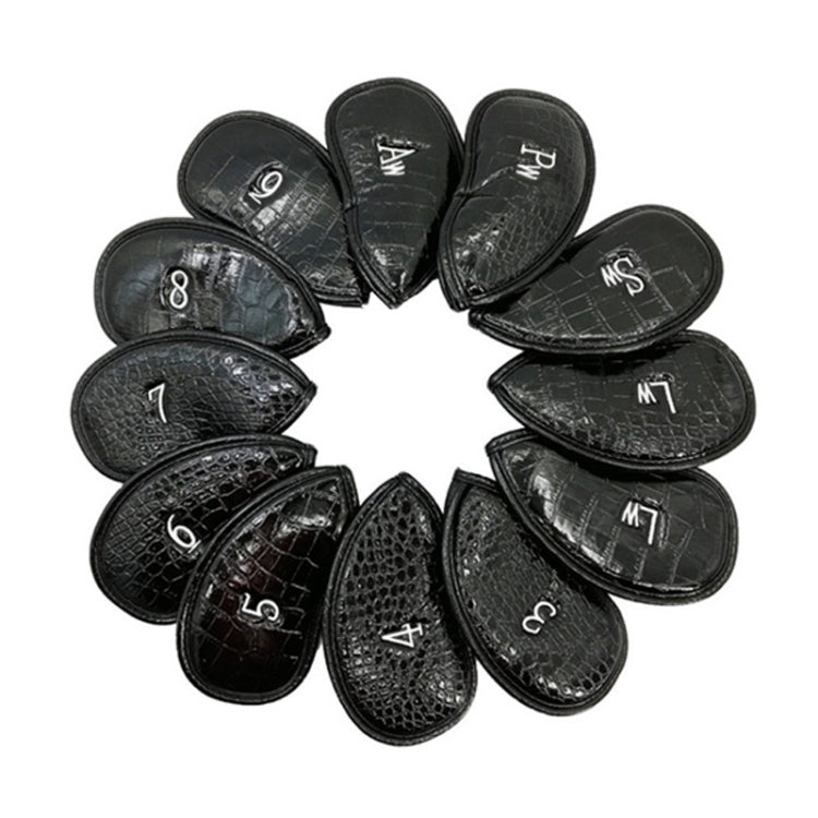 12 in 1 PU Leather Golf Club Cap Set