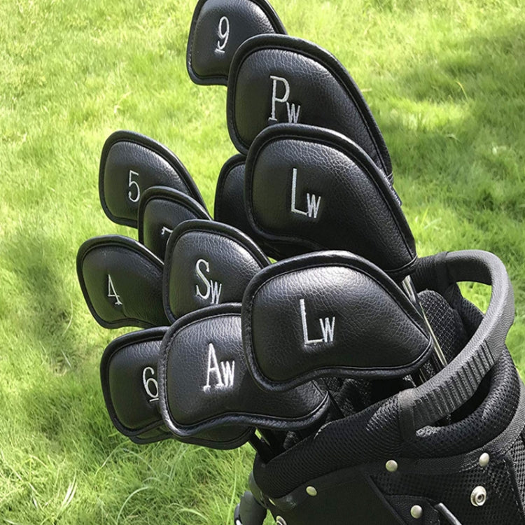 12 in 1 PU Leather Golf Club Cap Set