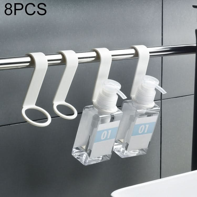 8 PCS/Set Creative Bottle Auxiliary Hook Kitchen Bathroom Hook Shower Gel Hook