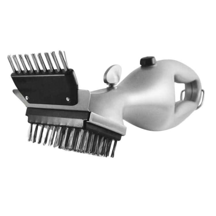 Outdoor Stainless Steel Grill Cleaner Brush BBQ Accessories Cooking Tools, Size: 10.5x9x36.5cm - Reluova