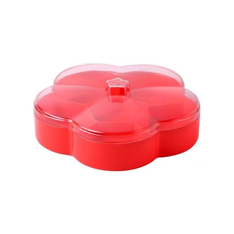 Flower-shaped Transparent Wedding Candy Snack Dried Fruit Storage Box