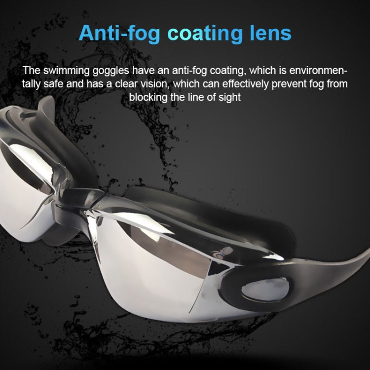 YJ003 Electroplating HD Anti-fog Swimming Glasses Waterproof Diving Equipment for Man and Women Reluova