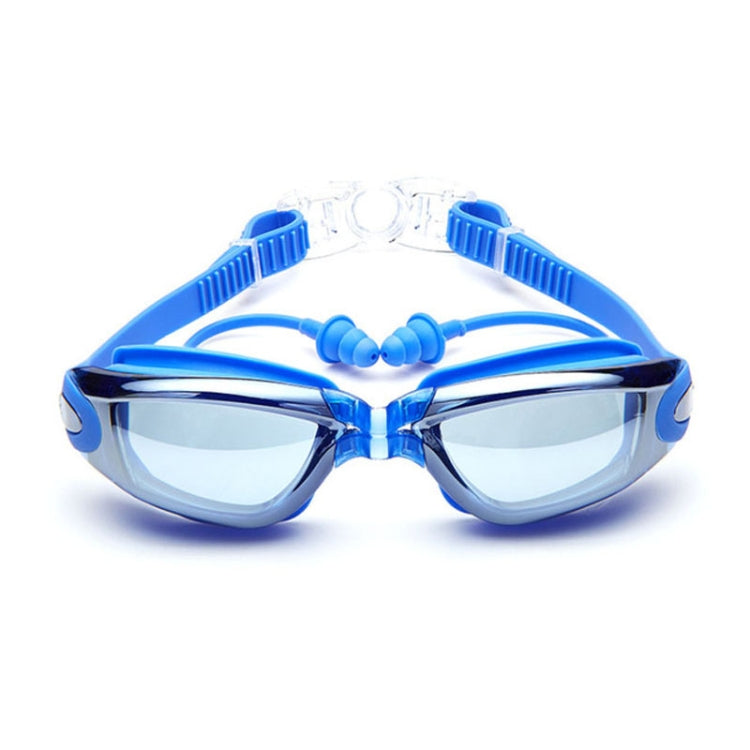 YJ003 Electroplating HD Anti-fog Swimming Glasses Waterproof Diving Equipment for Man and Women