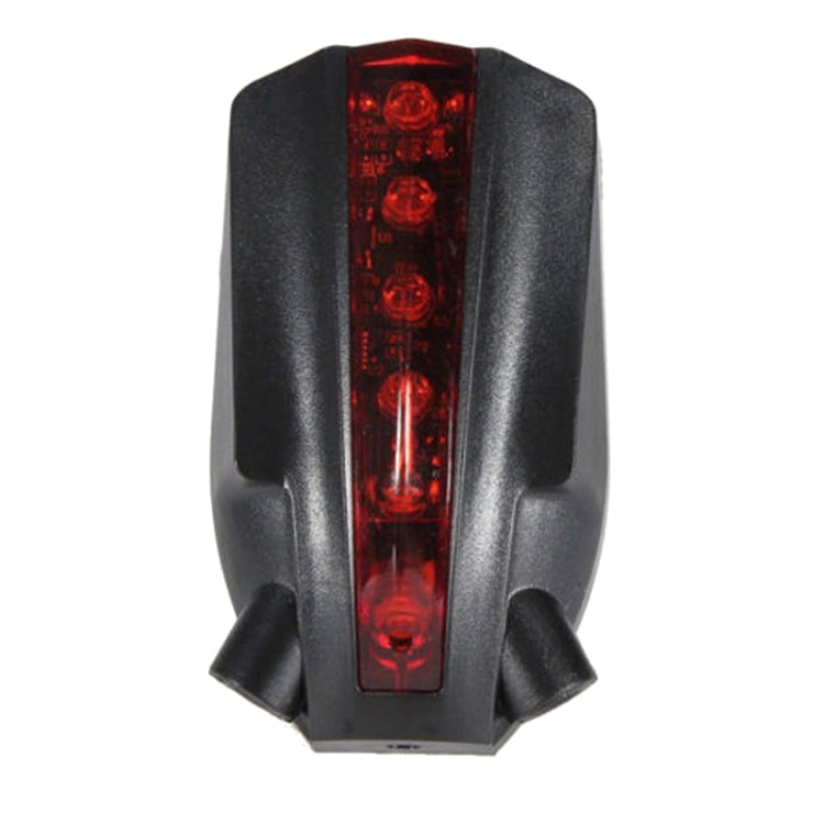 Bicycle Taillights 2 Laser Beams +5 Superbright Red LED Indicators with Safety Warning Bicycle Logo Reluova