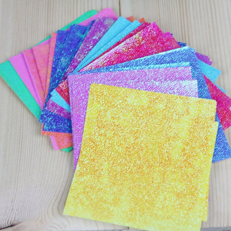 Square Single-Sided Flash Folding Paper Children Handmade DIY Scrapbooking Craft Decoration My Store