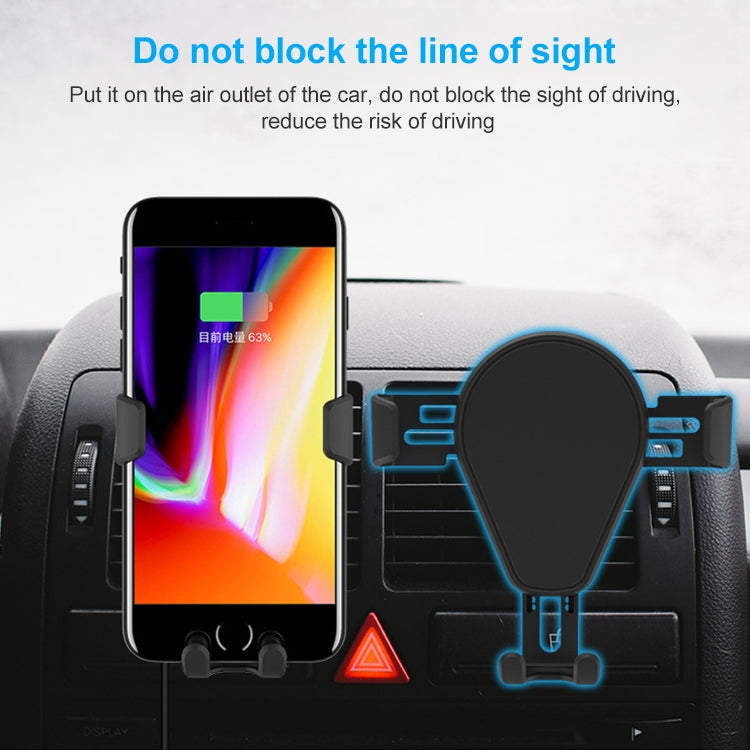 KT-C5 15W Rotatable Car Gravity Wireless Charger Air Outlet Mobile Phone Holder ÎҵÄÉ̵ê