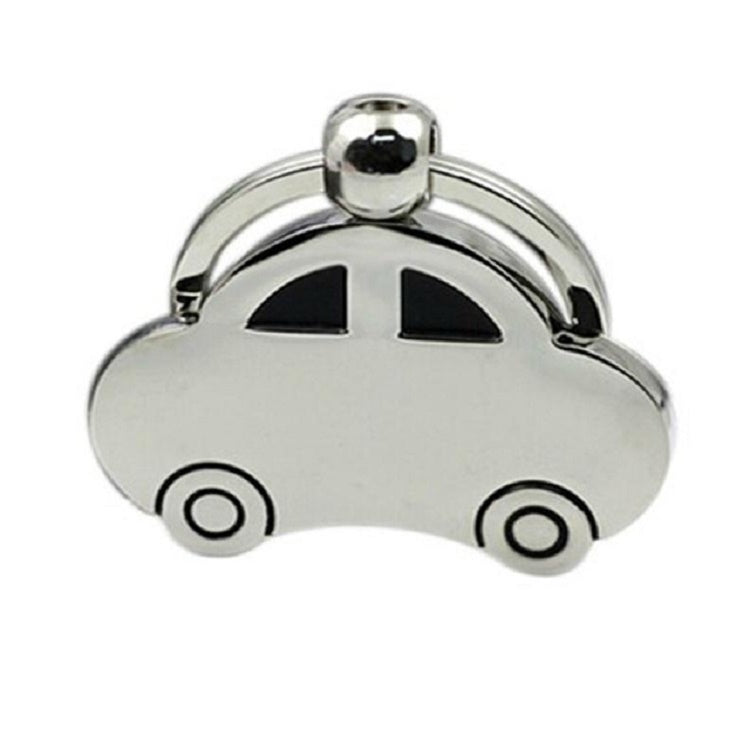 2 PCS Creative Classic Beetle Car Keychain Metal Model Pendant