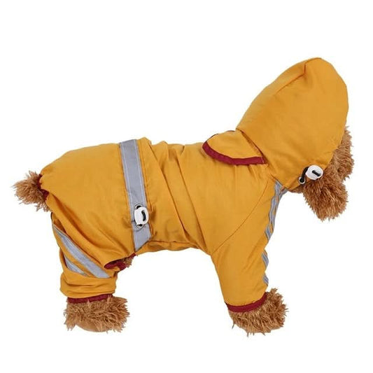 Waterproof Jacket Clothes Fashion Pet Raincoat Puppy Dog Cat Hoodie Raincoat - Reluova