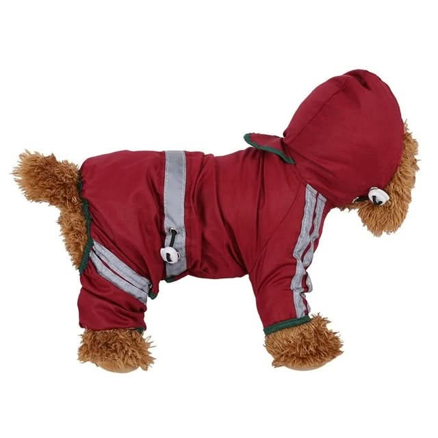 Waterproof Jacket Clothes Fashion Pet Raincoat Puppy Dog Cat Hoodie Raincoat - Reluova