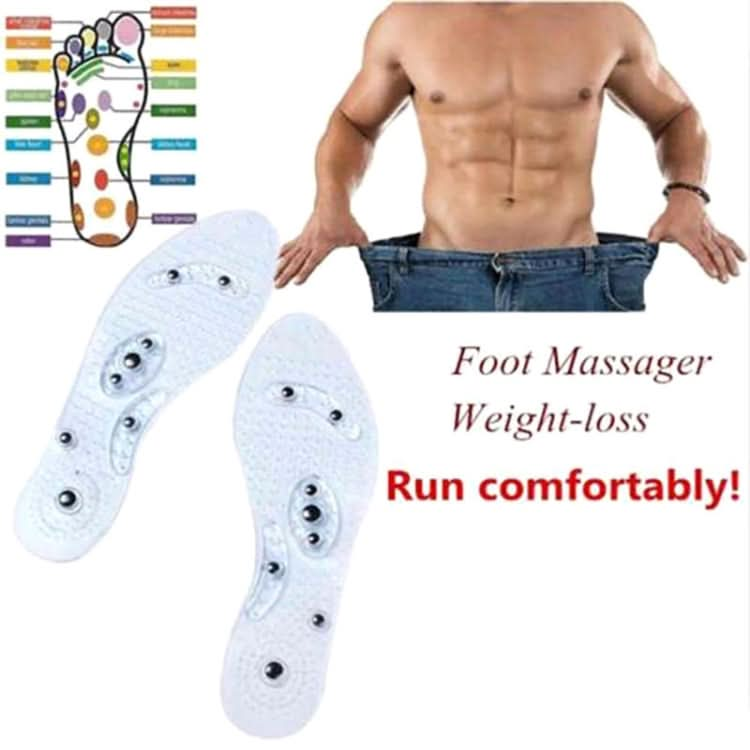 One Pair Breathable Running Shock Absorption Massage Insole Reluova