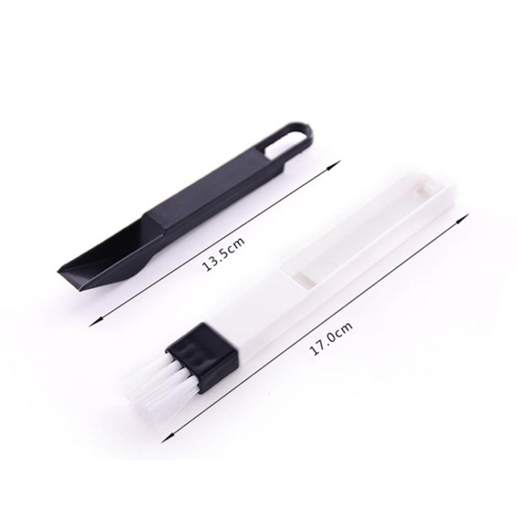 2 PCS  Mini Cleaning Brush with Detachable Dustpan for Window Groove Keyboard Corner Crannies