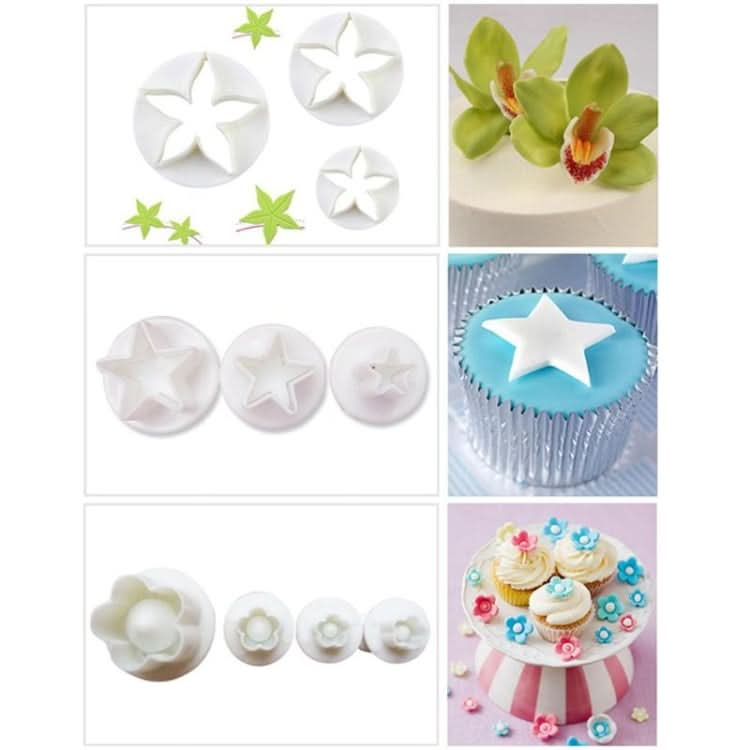 Cake Decorating Tools Fondant Plunger Cutters Biscuit Cake Mold Bakeware Accessories - Reluova