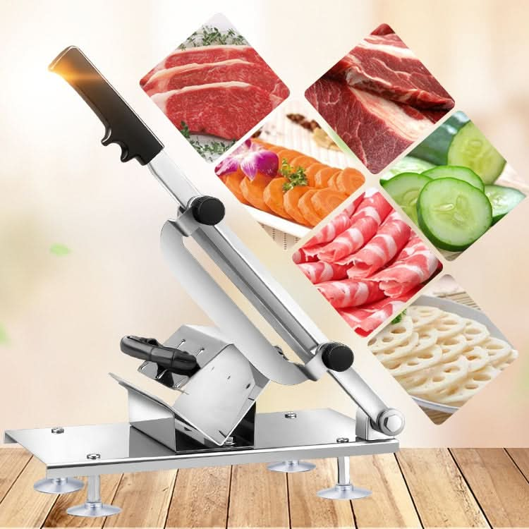 Alloy Stainless Steel Household Manual Thickness Adjustable Meat Vegetables Slicer Meat Slicing Machine - Reluova