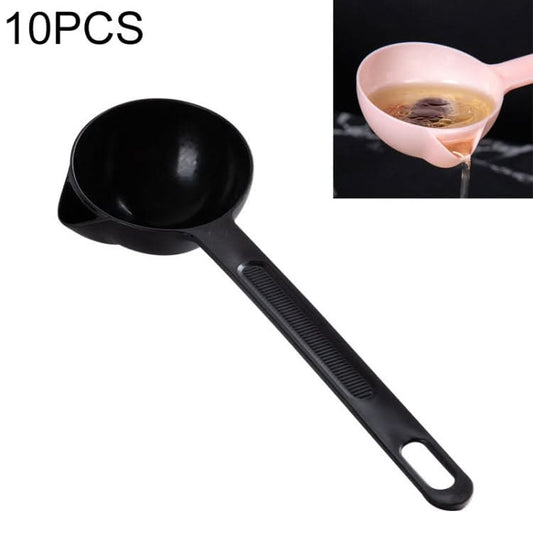 10 PCS Kitchen Household Oil Filter Spoon Oil Soup Separation Filter Crumb Filter Spoon Random Color Delivery - Reluova