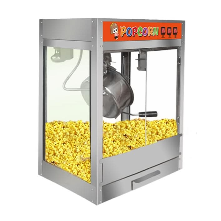 Commercial Hand-cranked Electric Popcorn Machine Popcorn Pot Reluova