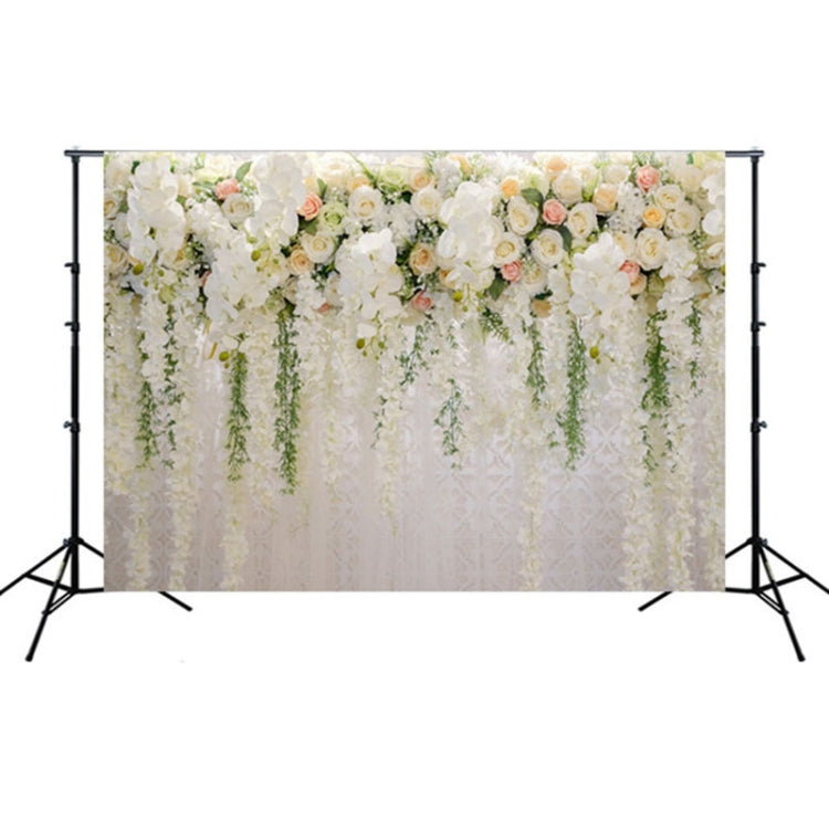 2.1m x 1.5m Flower Wall Simulation Rose Wedding Party Arrangement 3D Photography Background Cloth