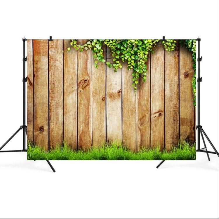 2.1m x 1.5m Flower Vine Vintage Wooden Board for Children Photographing Photography Background Cloth-Reluova