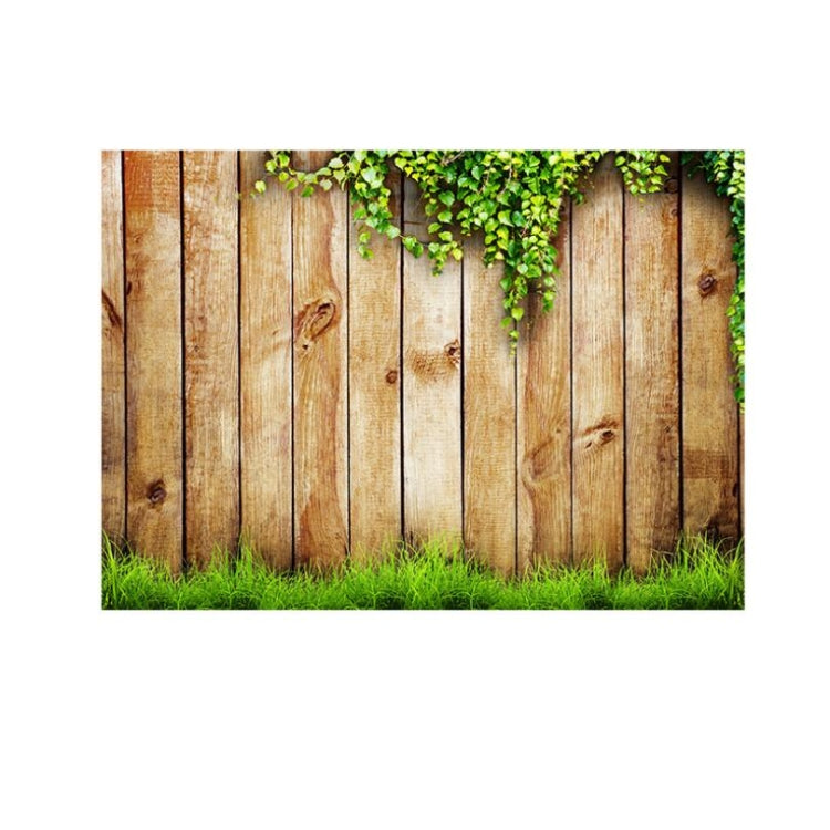 2.1m x 1.5m Flower Vine Vintage Wooden Board for Children Photographing Photography Background Cloth-Reluova