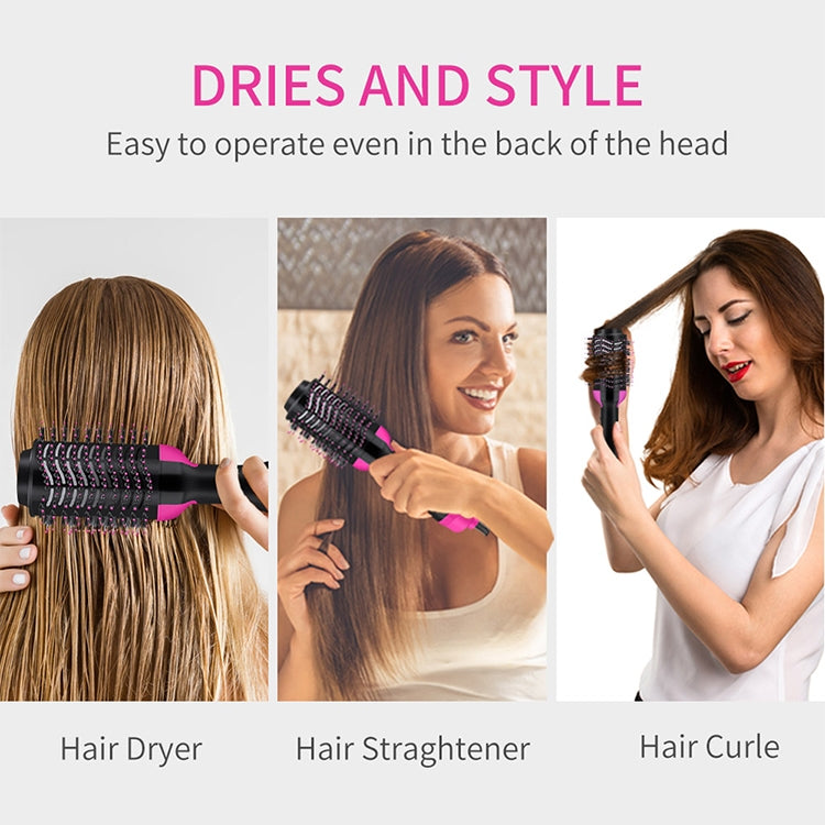 2 in 1 Multi-functional Comb Styling Rotating Hot Hair Dryer Straightener Curler