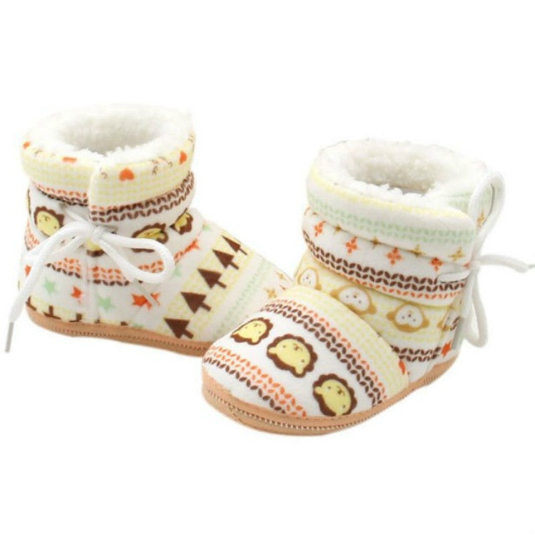 Baby Toddler  Shoes Thick Cotton Shoes Soft Bottom Warm High-top Children Shoes My Store