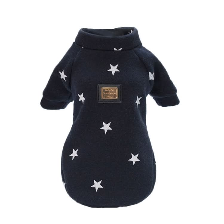 Pet Fall and Winter Five-pointed Star Pattern Sweater Pet Warm Clothes - Reluova