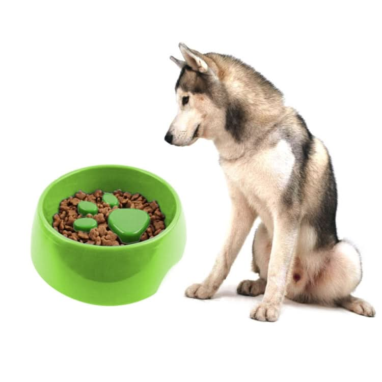 Anti-choking Pet Bowl Slow Food Dog Print Food Bowl - Reluova