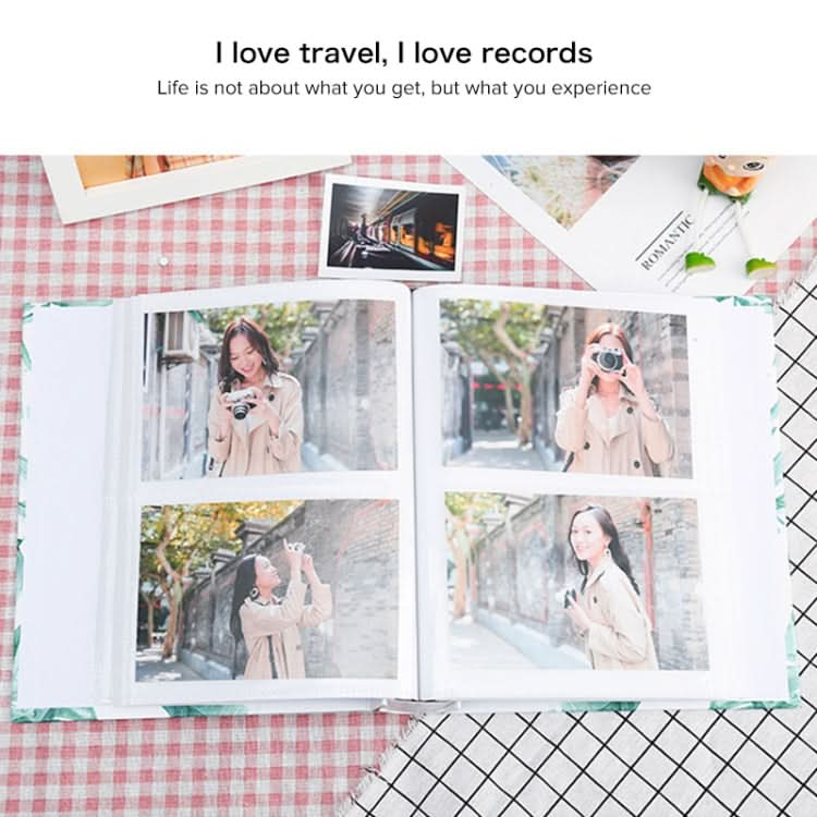 4D 6 inch Interstitial Photo Album 50 Pages for 200 PCS Photos Scrapbook Paper Baby Family Wedding Photo Albums