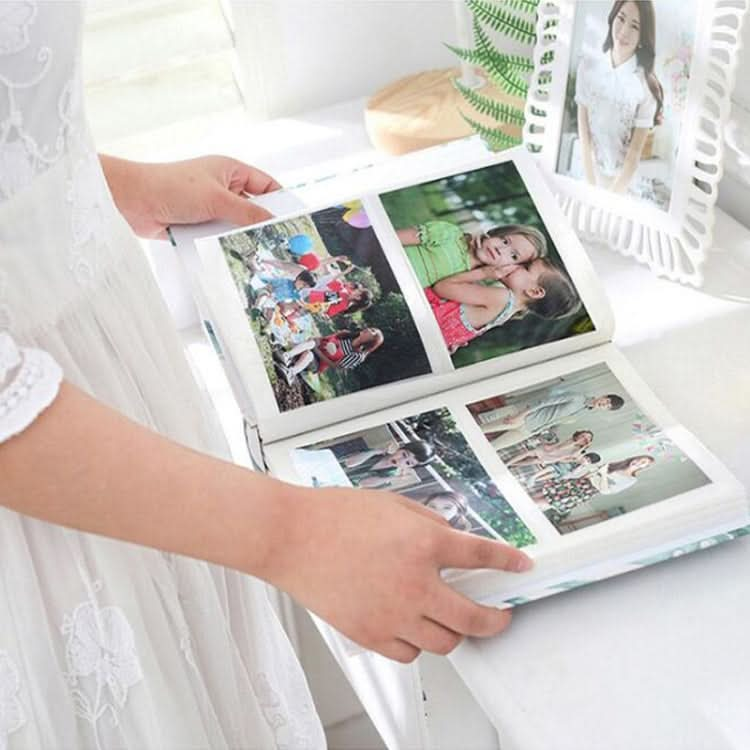 4D 6 inch Interstitial Photo Album 50 Pages for 200 PCS Photos Scrapbook Paper Baby Family Wedding Photo Albums-Reluova