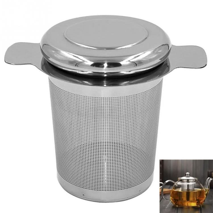 Tea Infuser Stainless Steel with Lid as Drip Tray Tea Strainer Reluova