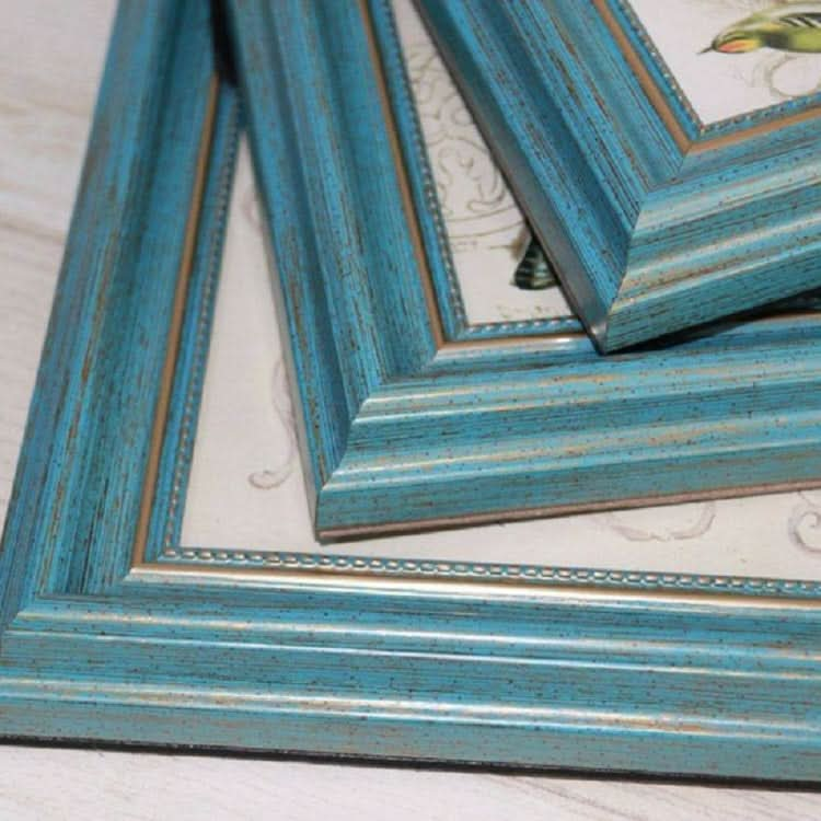 Retro Resin Wood Frame Simple Horizontal and Vertical Universal Frame Reluova