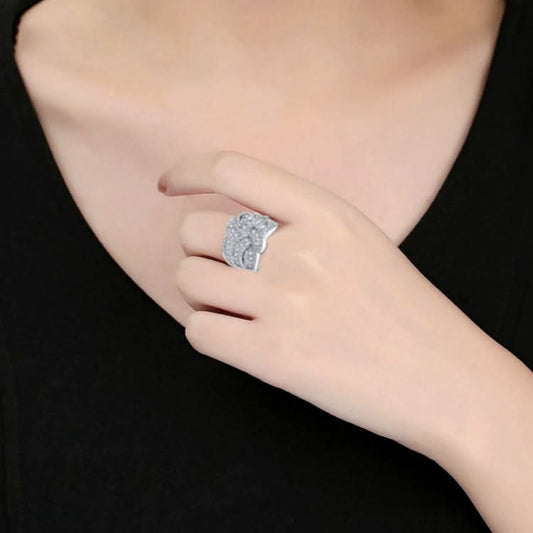 Women Fashion Luxury Zircon Stone Rings Reluova