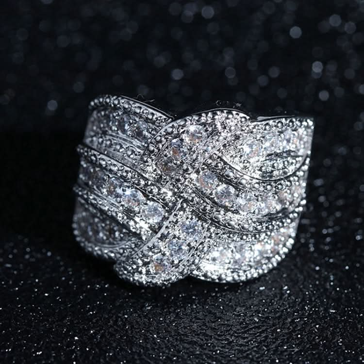 Women Fashion Luxury Zircon Stone Rings Reluova