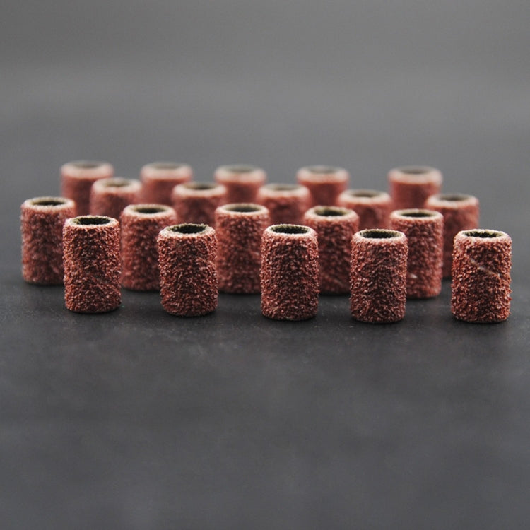 100pcs / Pack Nail Art Electric Grinder Accessories Sandpaper Ring Sand Cloth Ring Grinding Ring