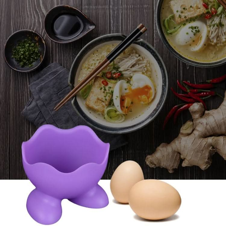 10 PCS Creative Environmentally Friendly Kitchen Gadgets Resistant Silicone Egg Cooker Food Grade Egg Tray - Reluova