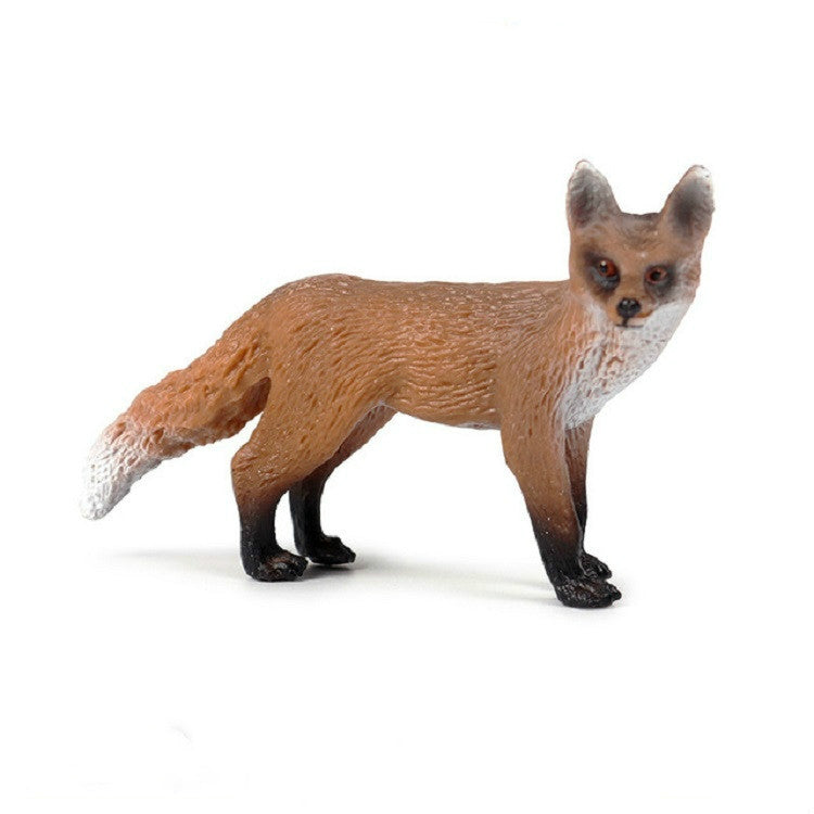 Solid Simulation Wild Animal Toy Fox Model My Store