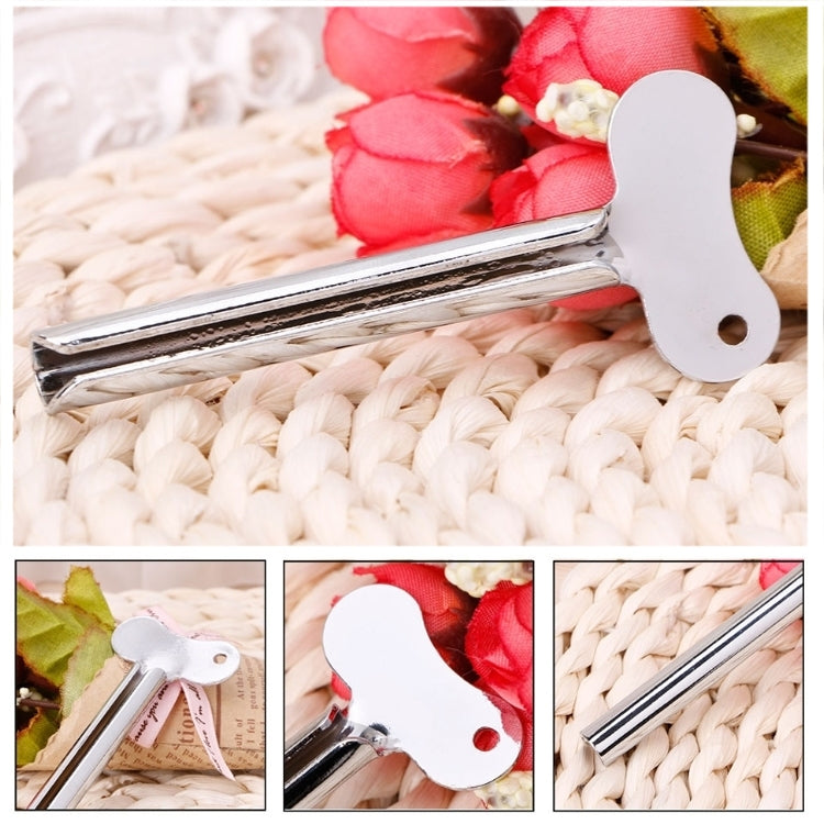 3 PCS Stainless Steel Squeezing Toothpaste Device Hair Key Squeegee Dyeing Tool Semicircular Metal Squeezer-Reluova